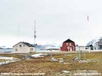 A weather station at Ny-Alesund, Svarlbard.