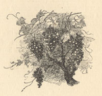 E.V.B. Drawing at the end of the September chapter.