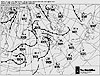 Exeter analysis chart for 1200 GMT on 9 August 2000: Courtesy Met Office