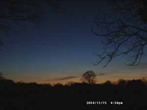 Apres sunset colours on 15 Dec 2004.