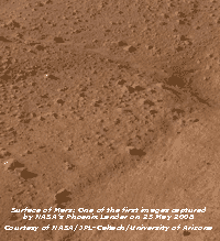 Surface of Mars showing stone polygons courtesy NASA/JPL-Caltech/University of Arizona.