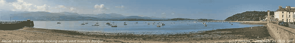 Menai Strait 3 hours after high water.