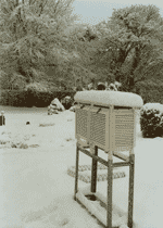 The weather station under snow.