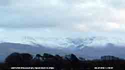 Snow on the Carneddau Mountains.