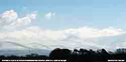 Carneddau snow with cumuli on 3 April 2013.