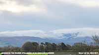 First snowfall of the season on the Carneddau Mountains.