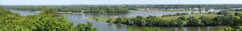 River Loire and bridge at St Florent le Vieil: D-Day 70-y on.