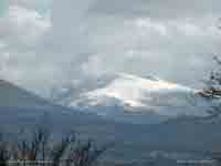 Snow on the N-facing slopes of Snowdon on the 23rd.