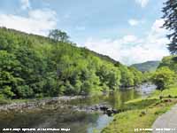 River Conwy just upstream of the Waterloo Bridge (1815), Betwsycoed.