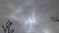 Partial eclipse at 0936 GMT.