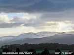 Fresh snow fallen overnight on the Carneddau Mountains.