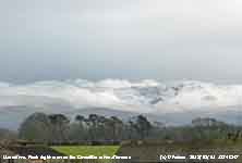 Fresh snowfall on the Carneddau and Black Ladders.