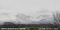 Snow on the Nant Ffrancon Pass.