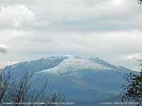 Snow on the NW flank of Snowdon.