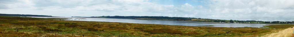 Malltraeth estuary and saltmarsh from The Cob.