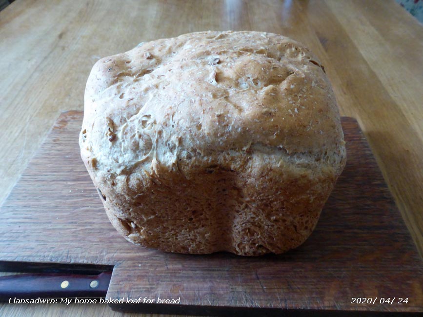 My home made weather station bread.