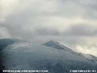 A covering of snow on Yr Wyddfa.