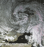NOAA 18 image at 1305 GMT on 9 December 2007, courtesy of Bernard Burton. 