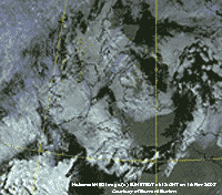 Meteosat MSG image (c) EUMETSAT at 12 GMT on 16 Nov 2007, courtesy of Bernard Burton. 