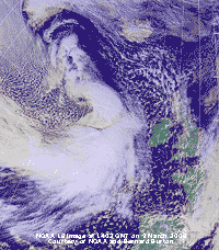 NOAA 18 image at 1403 GMT on 9 March 2008, courtesy of Bernard Burton. 