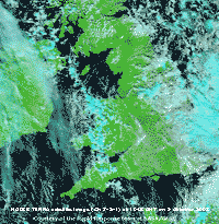 MODIS AQUA image at 1045 GMT on 3 October 2008, courtesy of the Rapid Response Team at NASA/GFSC.