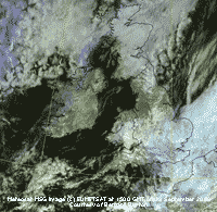 Meteosat MSG image (c) EUMESAT at 15 GMT on 23 September 2008, courtesy Bernard Burton.