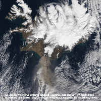 MODIS AQUA image courtesy of the Rapid Response Team at NASA/ GFSC.