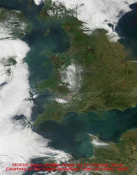 MODIS Aqua image courtesy of the Rapid Response Team at NASA/ GFSC.