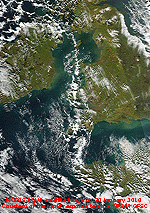 MODIS AQUA image courtesy of the Rapid Response Team at NASA/ GFSC.