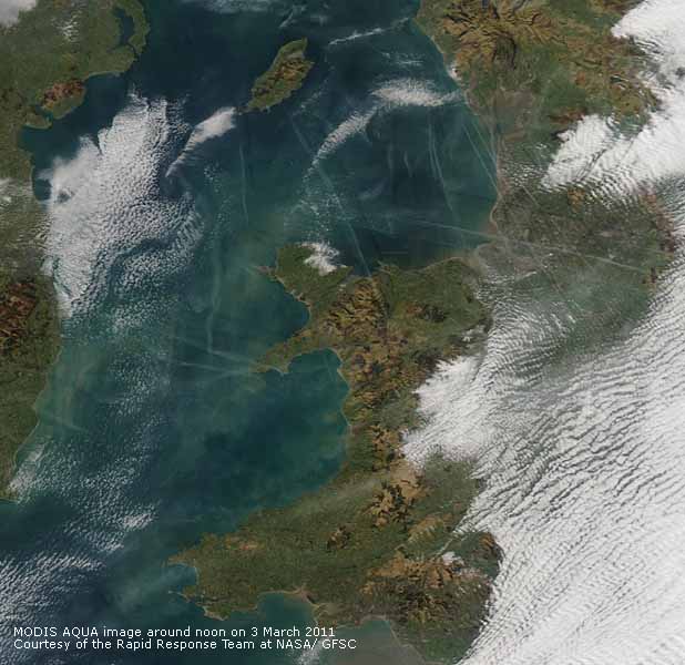 MODIS AQUA image courtesy of the Rapid Response Team at NASA/ GFSC.