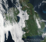 MODIS AQUA image (true-color) on 23 May  2012 courtesy of the Rapid Response Team at NASA/GFSC.