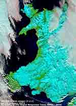 MODIS AQUA image (7.2.1) on 24 Jan  2013 courtesy of the Rapid Response Team at NASA/GFSC.