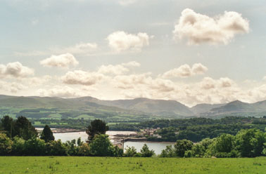 View from Llandegfan across the Menai Strait at 1030 GMT. Photo: © D. Perkins View from Llandegfan across the Menai Strait towards Bangor and Snowdonia taken at 1030 GMT. Photo: © D. Perkins