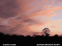 Just after sunset in Llansadwrn.